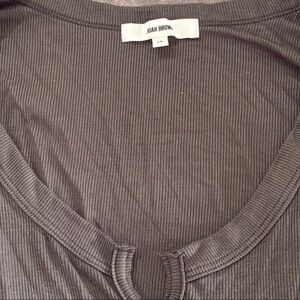 ❤️VERY SEXY Joah Brown Ribbed Scoop Tank Top -  S/M♥️